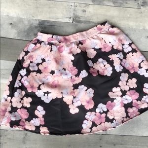 Toby floral mini skirt